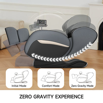 Zero Gravity Massage Chair, Shiatsu Massage Relaxation Recliner with Heating and Bluetooth, Black