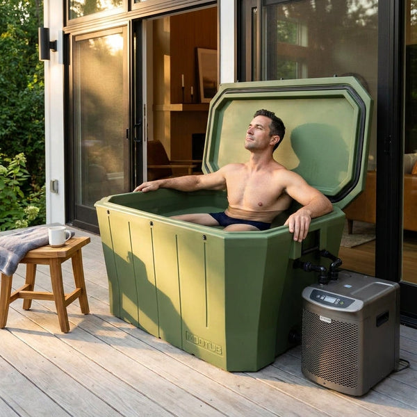 Cold Plunge Tub Built for Daily Recovery, Ergonomic Design, Iceless Cooling, LLDPE Construction