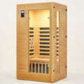 Infrared Sauna Built for Home Recovery, Low EMF Carbon Heating Panels, Hemlock Wood, Bluetooth Speakers