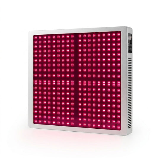 Red Light Therapy Panel Device – 660Nm Red & 850Nm near Infrared Light Therapy, LED Light Therapy Lamp, 300 Dual Chip Leds, Timer, Hanging Kit Included – PRO1500 — Studio Shot